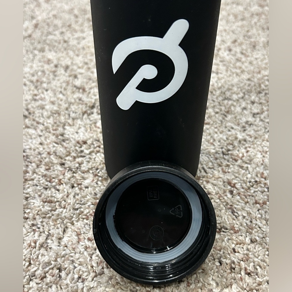 Peloton Glass 16 oz Water Bottle with Logo Sleeve. EUC- cleaned and sanitized. - Picture 6 of 8